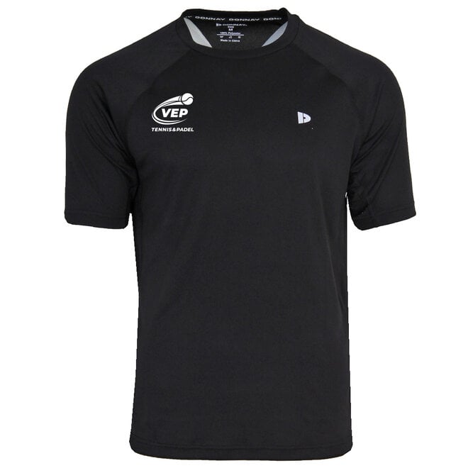 Donnay Heren - VEP Sport T-shirt - Zwart