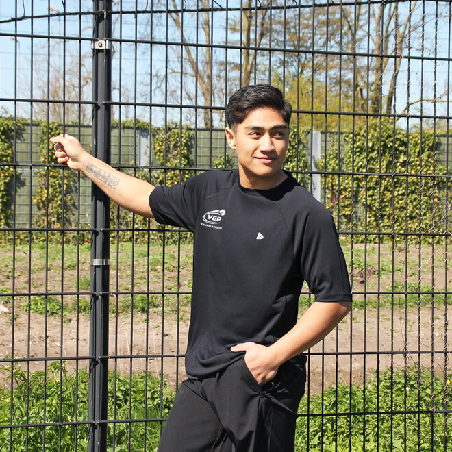 Donnay Heren - VEP Sport T-shirt - Zwart