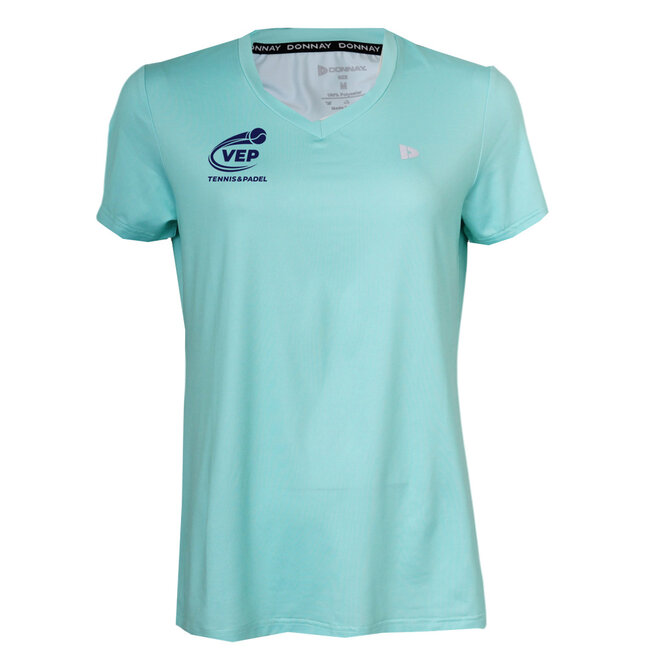 Donnay Dames - VEP Sport T-shirt (304100)- Light Blue