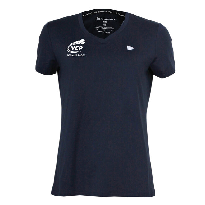 Donnay Dames - VEP Sport T-shirt (304100)- Navy