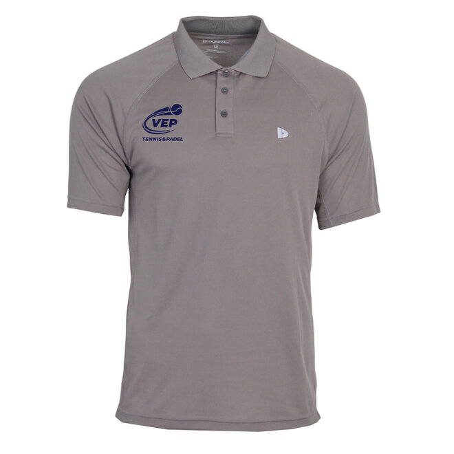 Donnay Heren - VEP Sport Polo - Steel Grey