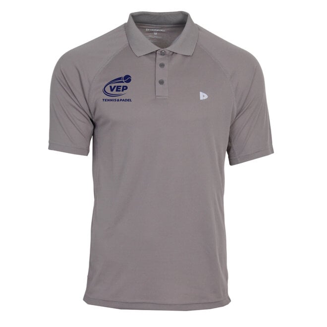 Donnay Heren - VEP Sport Polo - Steel Grey