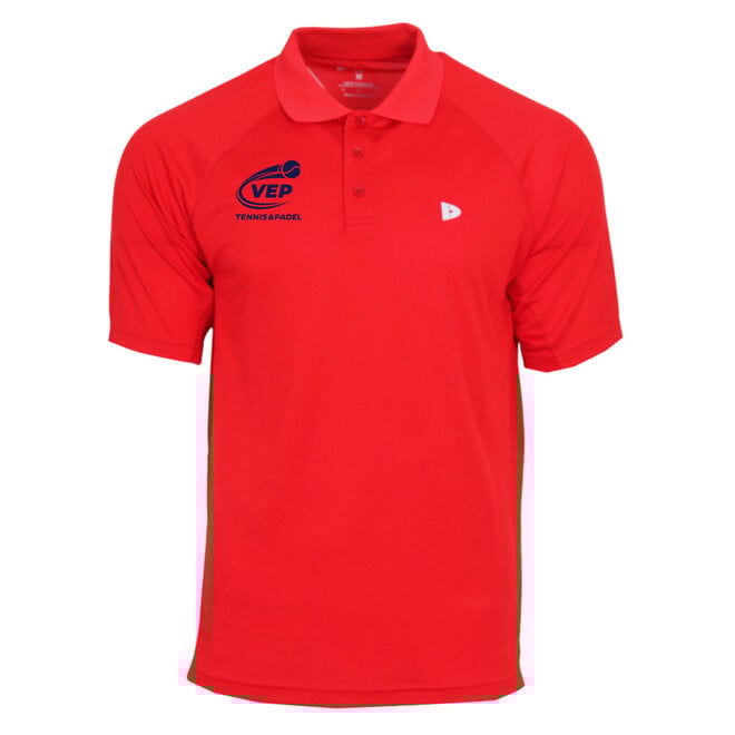 Donnay Heren - VEP Sport Polo - Poppy Red