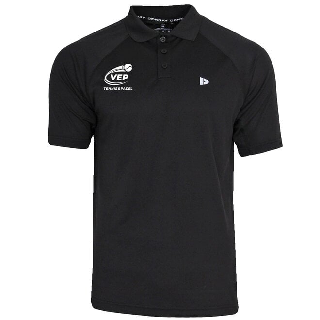 Donnay Heren - VEP Sport Polo - Zwart