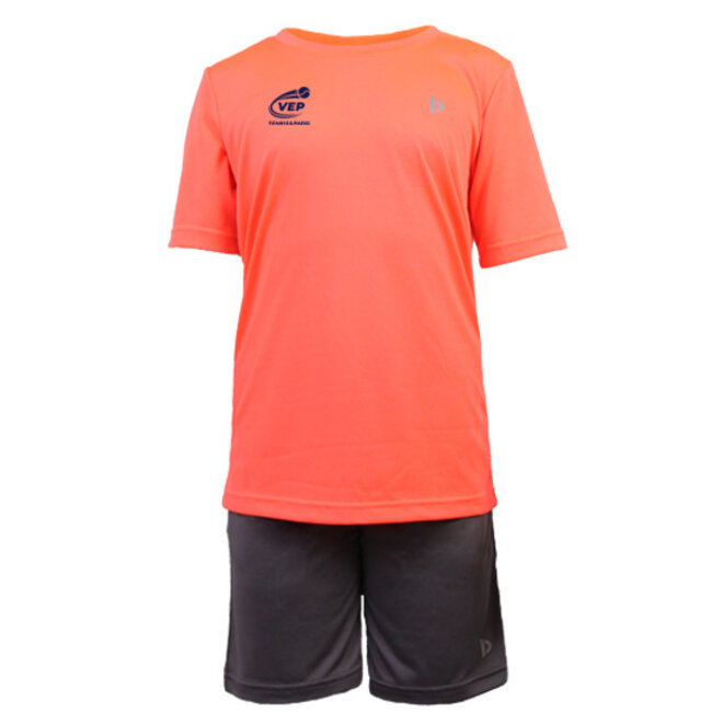 Donnay Junior - VEP Sportset (303000) - Koraal / Grijs