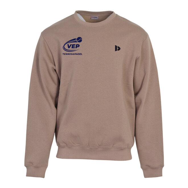 Donnay Heren - VEP Fleece Crew Sweater (450040) - Taupe Grey
