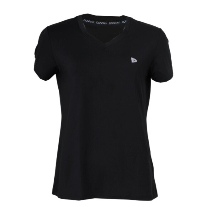 Donnay Dames - 2-Pack - Sport T-shirt Vera - Zwart