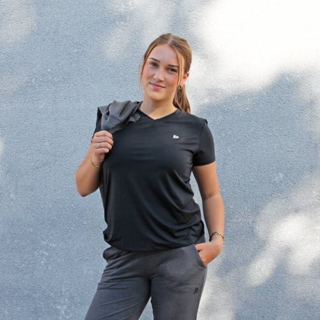 Donnay Dames - 2-Pack - Sport T-shirt Vera - Zwart