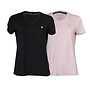 Donnay Dames - 2-Pack - Sport T-shirt Vera - Zwart & Light Pink