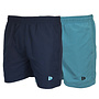 Donnay Heren - 2-Pack - Kort Sport/zwemshort Toon - Navy & Teal Blue