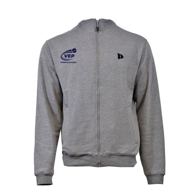 Donnay Heren - VEP Vest met kraag - Zilvergrijs