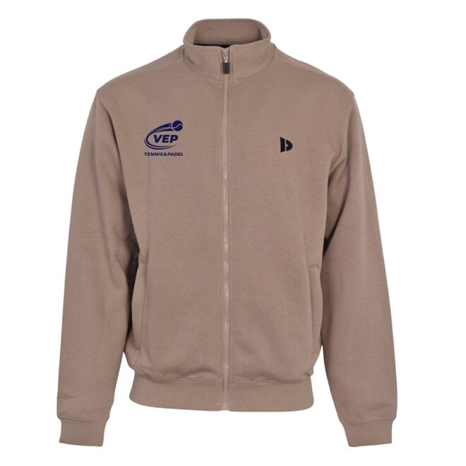 Donnay Heren - VEP Vest met kraag - Taupe Grey