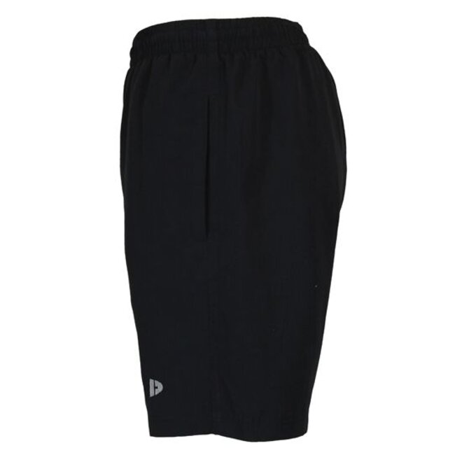 Donnay Heren - 2-Pack - Korte sportbroek Ian - Zwart & Light Grey