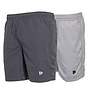 Donnay Heren - 2-Pack - Korte sportbroek Ian - Donkergrijs & Light Grey