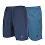Donnay Heren - 2-Pack - Korte sportbroek Ian - Navy & Light Denim Blue