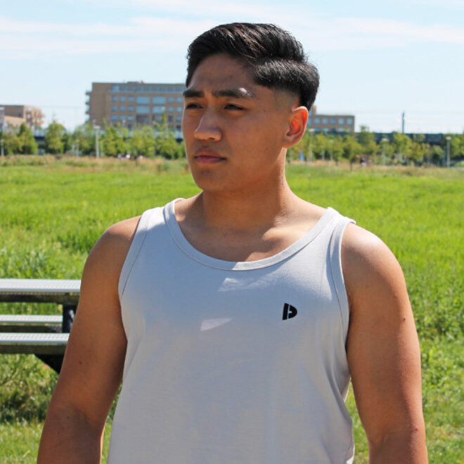 Donnay Heren - 4-Pack - Singlet James - Light Grey