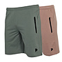 Donnay Heren - 2-Pack - Korte joggingbroek Nick - Jungle Green & Taupe Grey