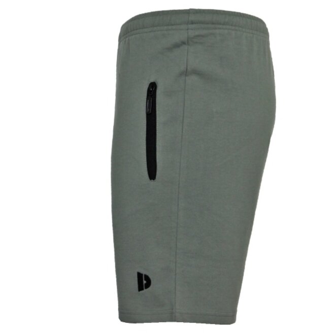 Donnay Heren - 2-Pack - Korte joggingbroek Nick - Jungle Green & Light Grey