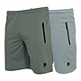 Donnay Heren - 2-Pack - Korte joggingbroek Nick - Jungle Green & Granite Green