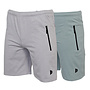 Donnay Heren - 2-Pack - Korte joggingbroek Nick - Light Grey & Granite Green