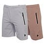 Donnay Heren - 2-Pack - Korte joggingbroek Nick - Light Grey & Taupe Grey