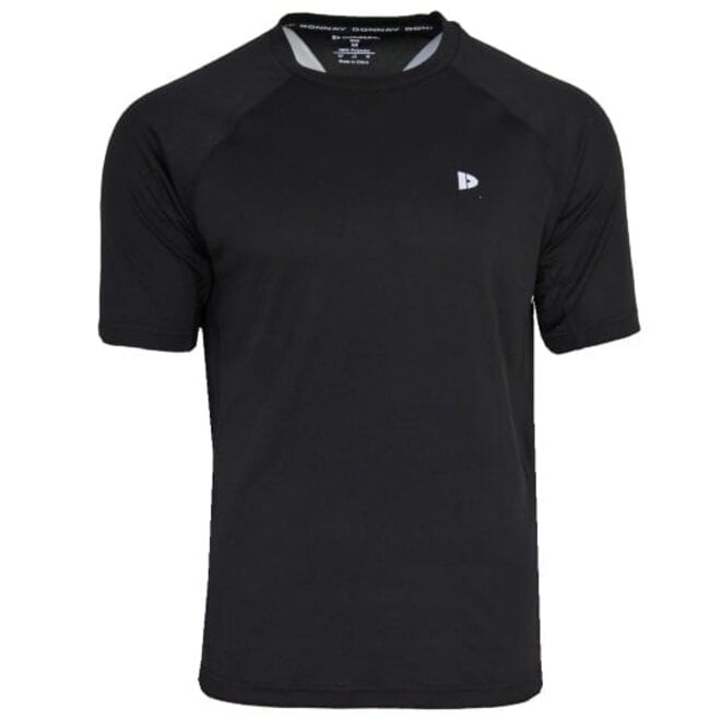 Donnay Heren - 2-Pack - Sport T-shirt André - Zwart