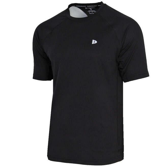 Donnay Heren - 2-Pack - Sport T-shirt André - Zwart