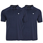 Donnay Heren - 2-Pack - Sport Polo Bjorn - Navy