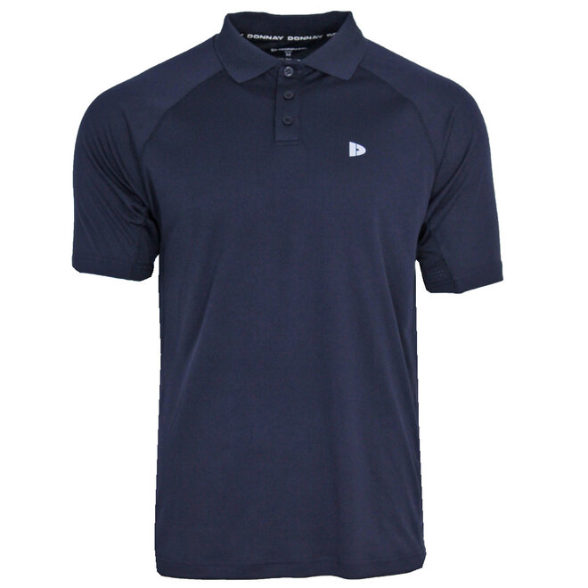 Donnay Heren - 2-Pack - Sport Polo Bjorn - Navy