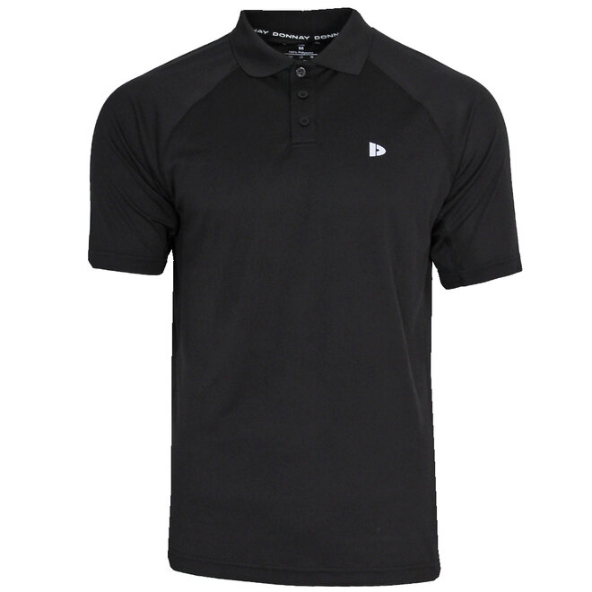 Donnay Heren - 2-Pack - Sport Polo Bjorn - Zwart