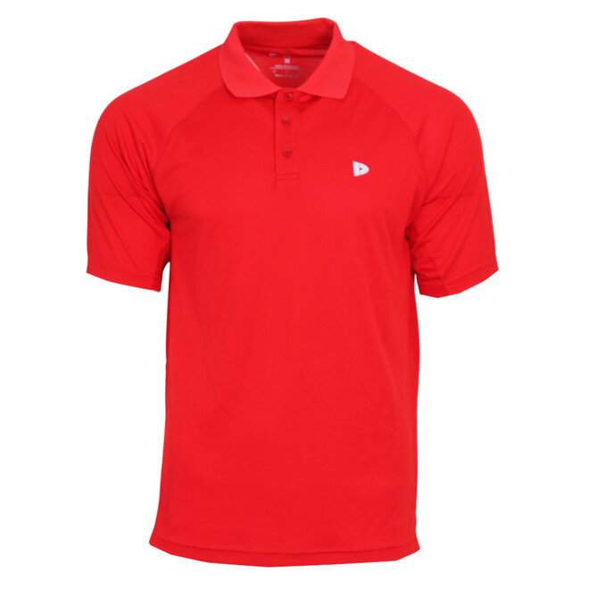 Donnay Heren - 2-Pack - Sport Polo Bjorn - Poppy Red