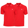 Donnay Heren - 2-Pack - Sport Polo Bjorn - Poppy Red
