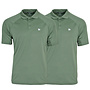 Donnay Heren - 2-Pack - Sport Polo Bjorn - Jungle Green