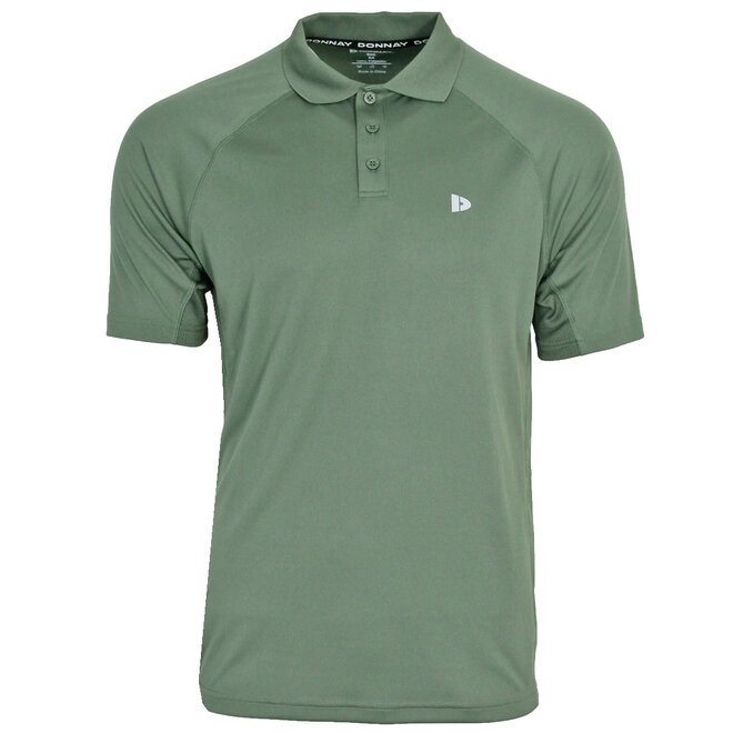 Donnay Heren - 2-Pack - Sport Polo Bjorn - Jungle Green