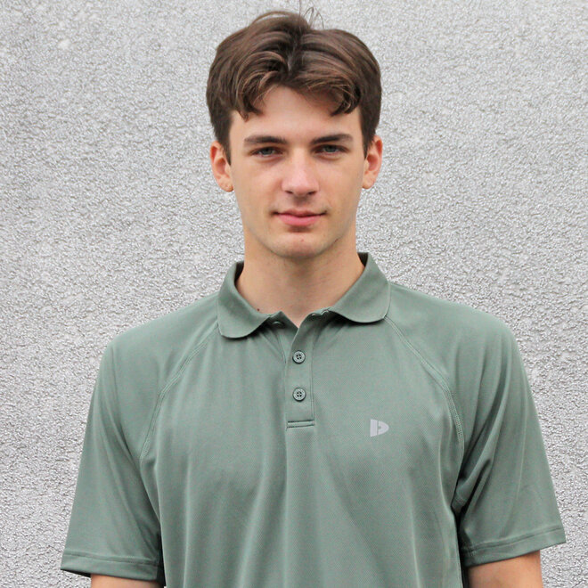 Donnay Heren - 2-Pack - Sport Polo Bjorn - Jungle Green