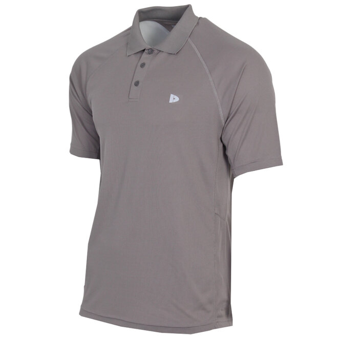 Donnay Heren - 2-Pack - Sport Polo Bjorn - Steel Grey
