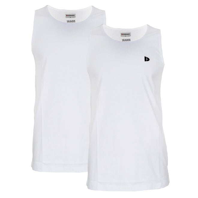 Donnay Heren - 5-Pack - Singlet James - Wit