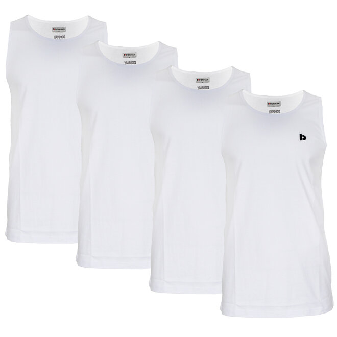 Donnay Heren - 5-Pack - Singlet James - Wit