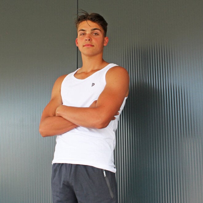 Donnay Heren - 5-Pack - Singlet James - Wit