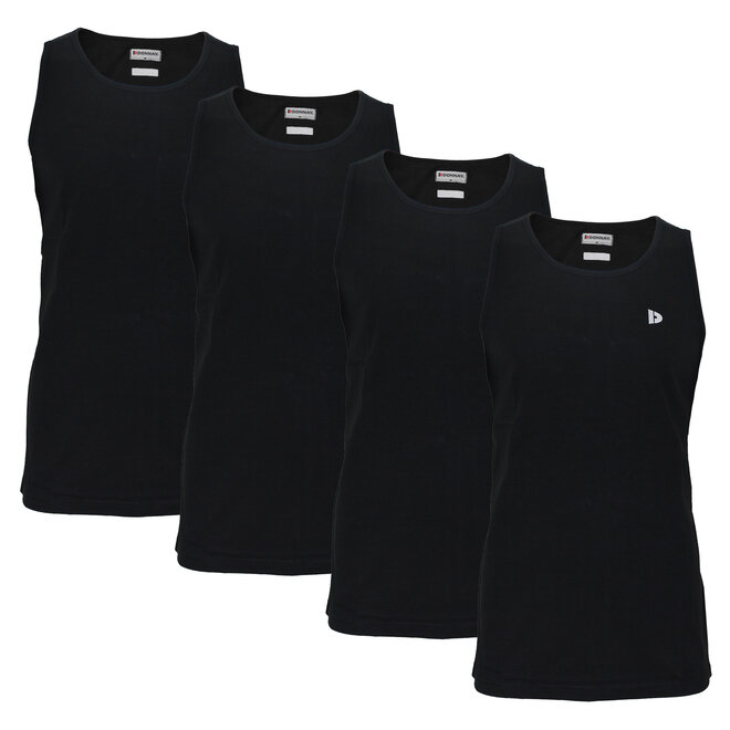 Donnay Heren - 5-Pack - Singlet James - Zwart