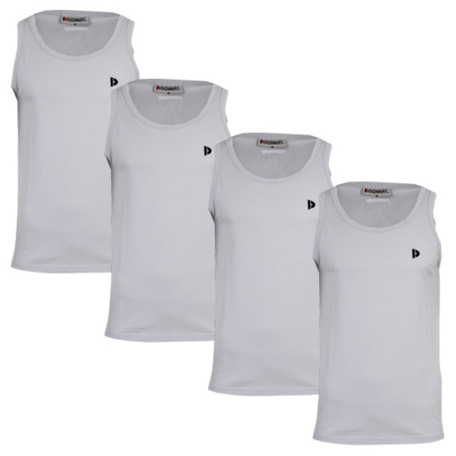 Donnay Heren - 5-Pack - Singlet James - Light Grey