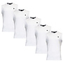 Donnay Heren - 5-Pack - Mouwloos T-shirt Stan - Wit