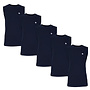 Donnay Heren - 5-Pack - Mouwloos T-shirt Stan - Navy