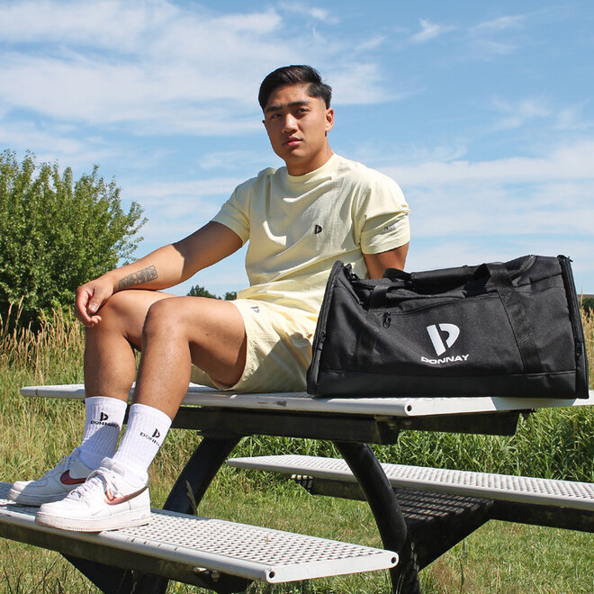 Donnay Heren - T-Shirt Vince - Pastel Yellow