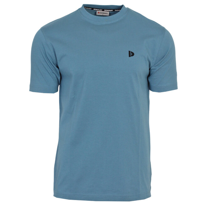 Donnay Heren - T-Shirt Vince - Light Denim Blue