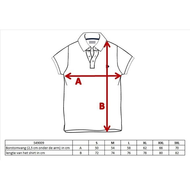Donnay Heren - Polo shirt Noah - Roze