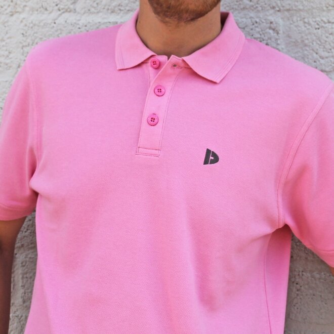 Donnay Heren - Polo shirt Noah - Roze