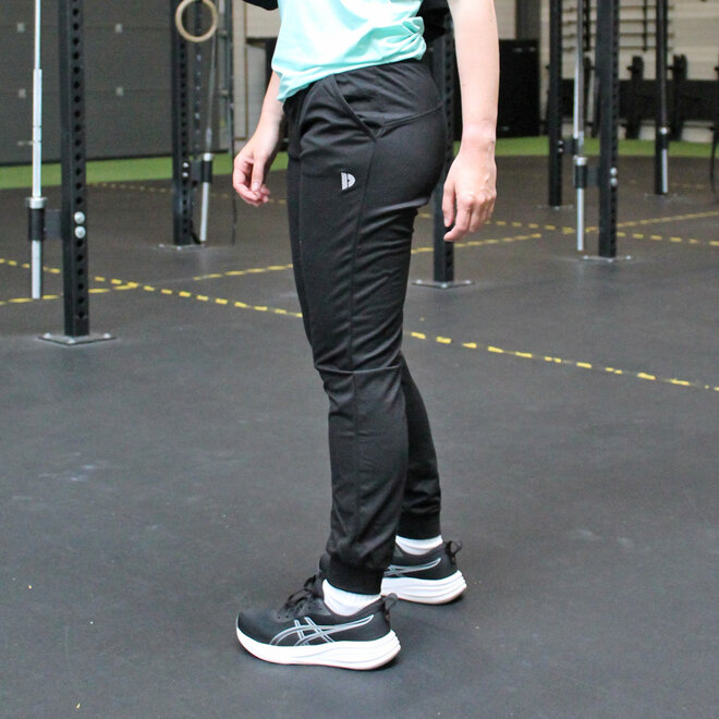Donnay Dames - Stretch Joggingbroek Jana - Zwart