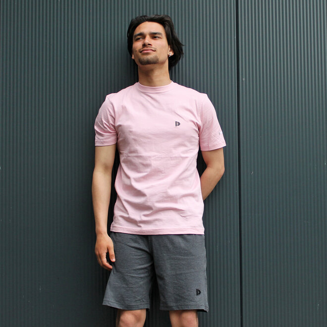 Donnay Heren - Korte joggingbroek Roy - Donkergrijs gemeleerd