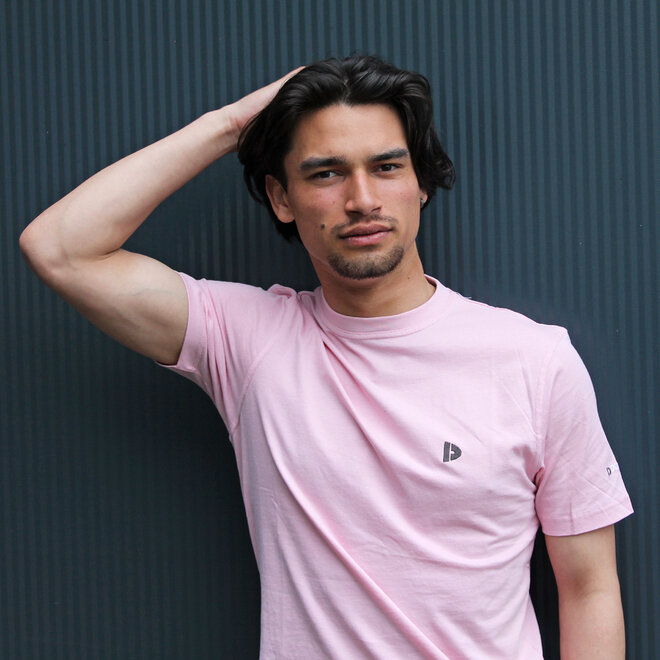 Donnay Heren - T-Shirt Vince - Candy Pink